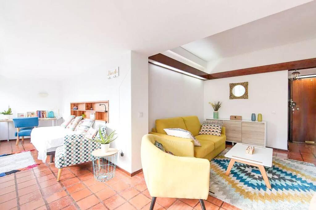 Апартаменты Estudio Vista Mar Com A/C E Acesso Privado A Praia Сесимбра Экстерьер фото