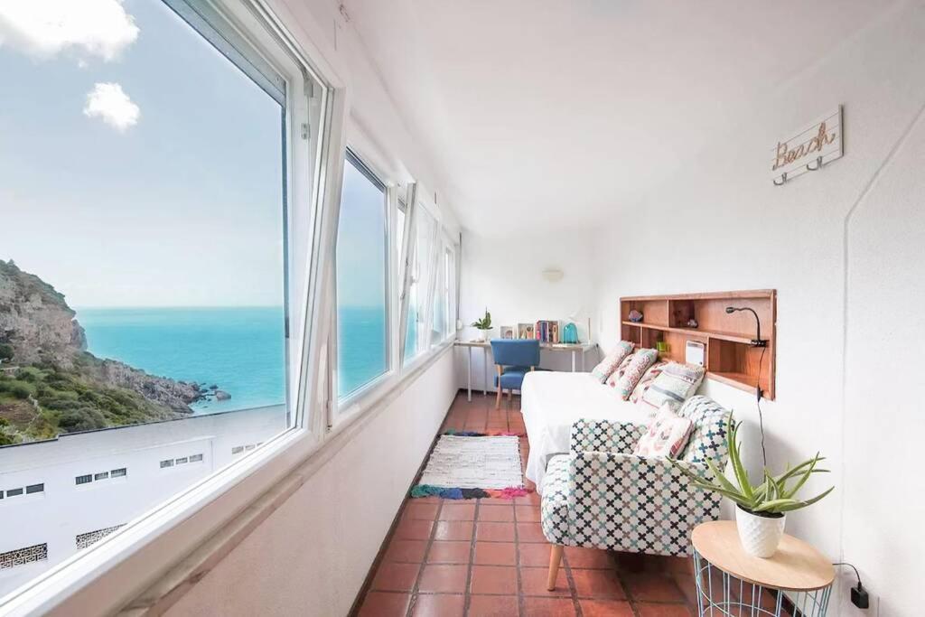 Апартаменты Estudio Vista Mar Com A/C E Acesso Privado A Praia Сесимбра Экстерьер фото