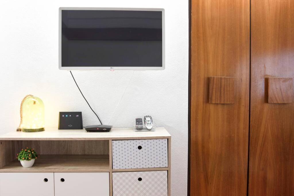 Апартаменты Estudio Vista Mar Com A/C E Acesso Privado A Praia Сесимбра Экстерьер фото