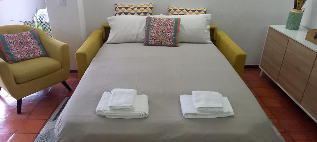 Апартаменты Estudio Vista Mar Com A/C E Acesso Privado A Praia Сесимбра Экстерьер фото